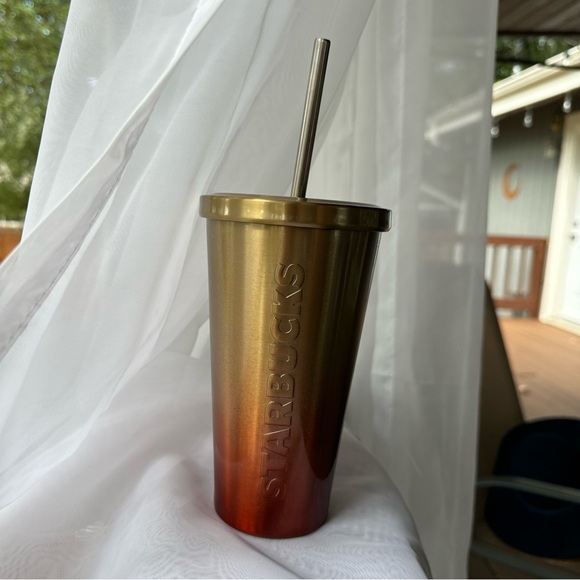 2014 orange gold metal tumbler - Picture 2 of 7